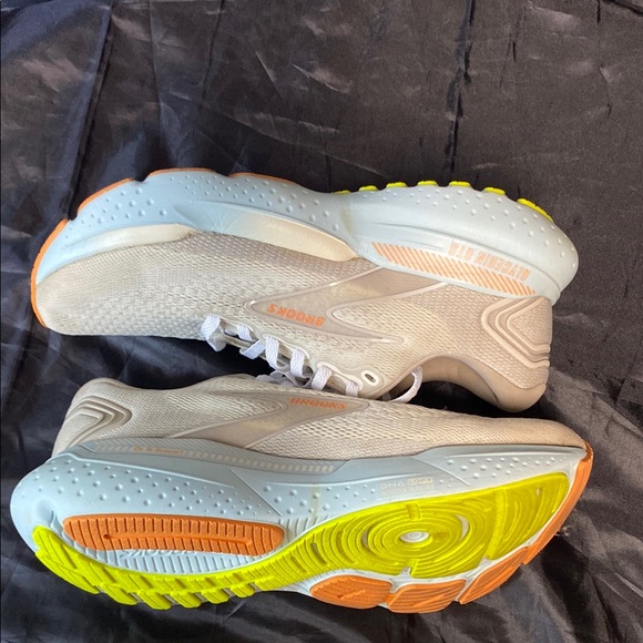 Stylish Brooks Glycerin 21 GTS‎ Beige and Blue Sneakers comfy soft work running - Picture 10 of 14